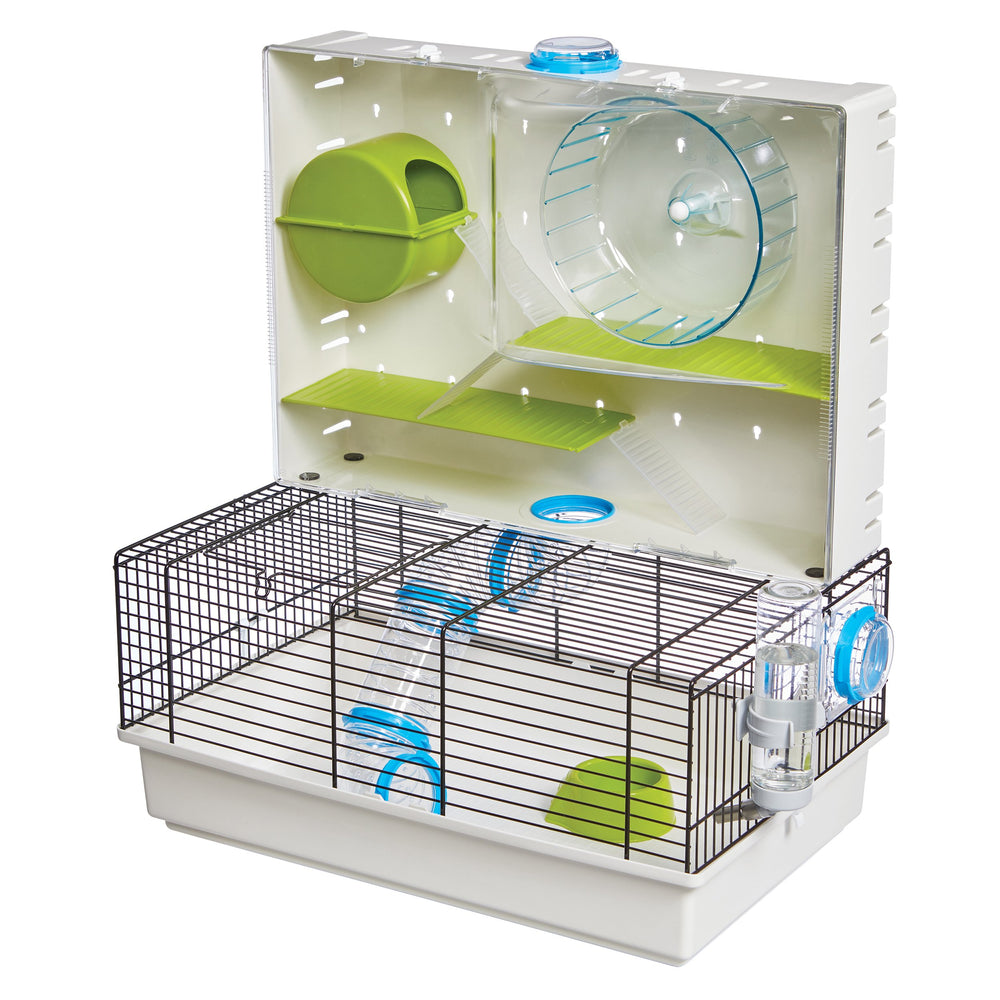 MidWest Homes for Pets Arcade Hamster Home, vista frontal, ideal para observación y juego