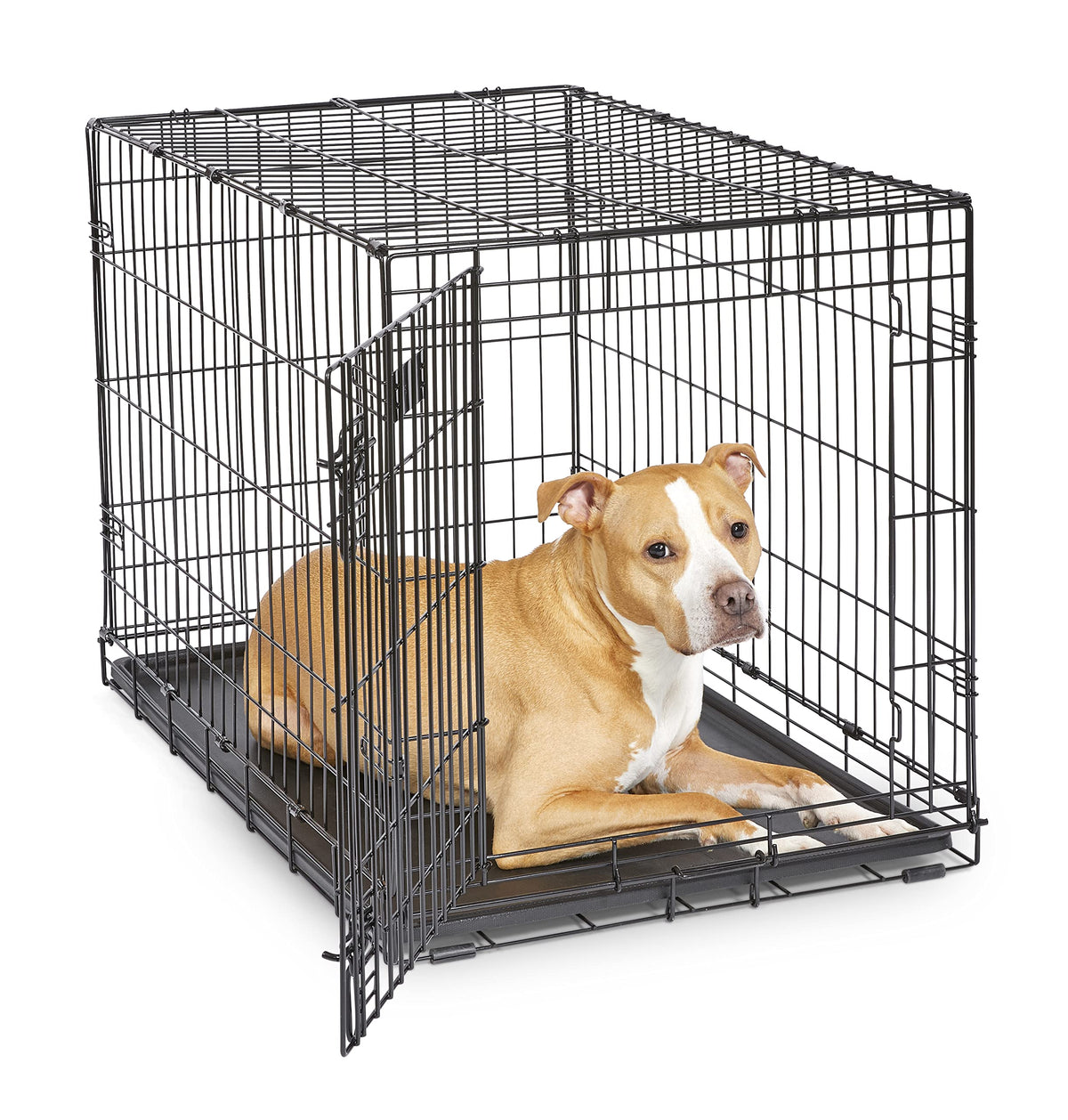 MidWest iCrate con recubrimiento negro, resistencia para uso diario.
