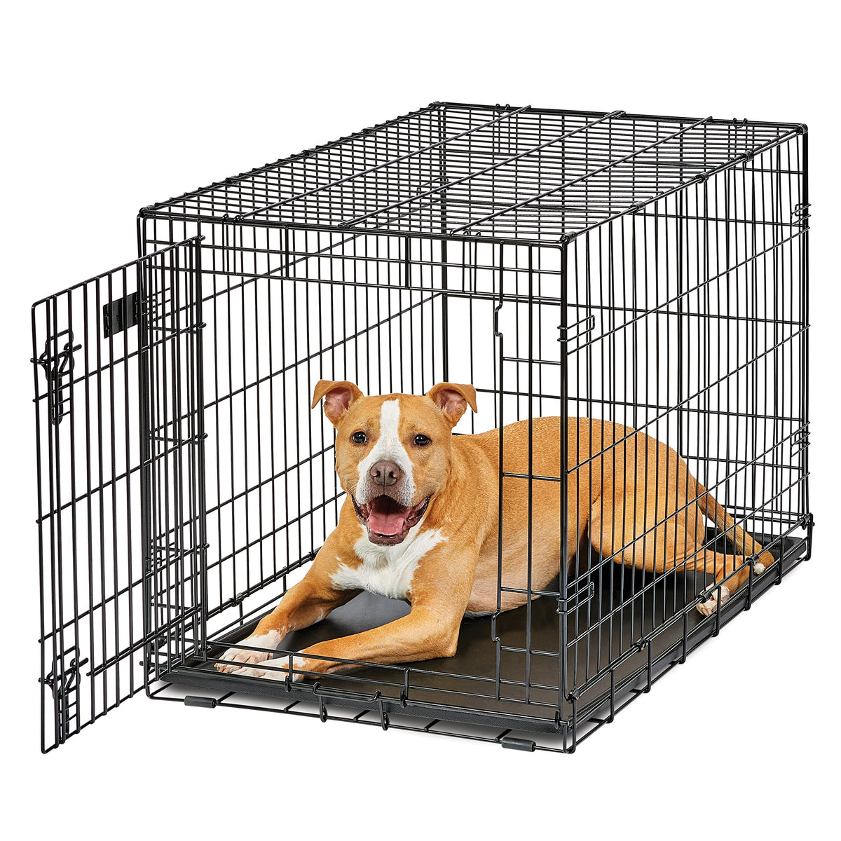 Jaula LifeStages de 36 pulgadas para perros, entrada amplia y cómoda.