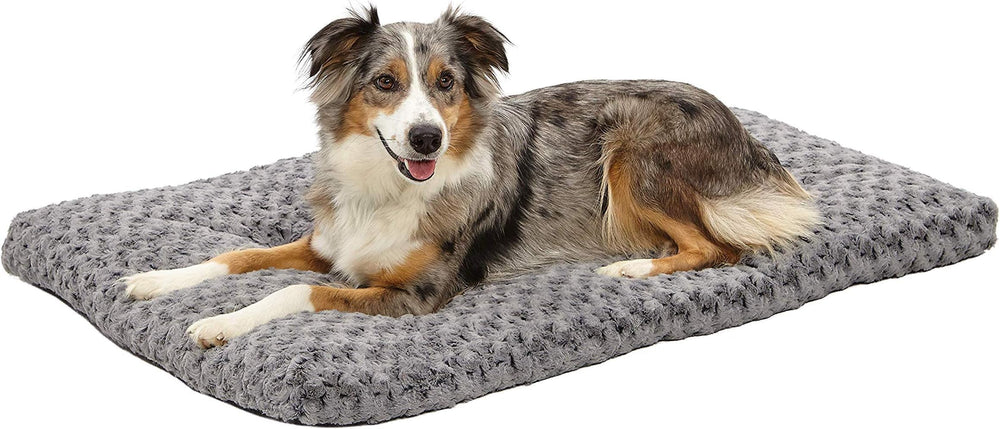Cama MidWest QuietTime Deluxe Ombré Swirl para mascotas, descanso suave dentro de la jaula.