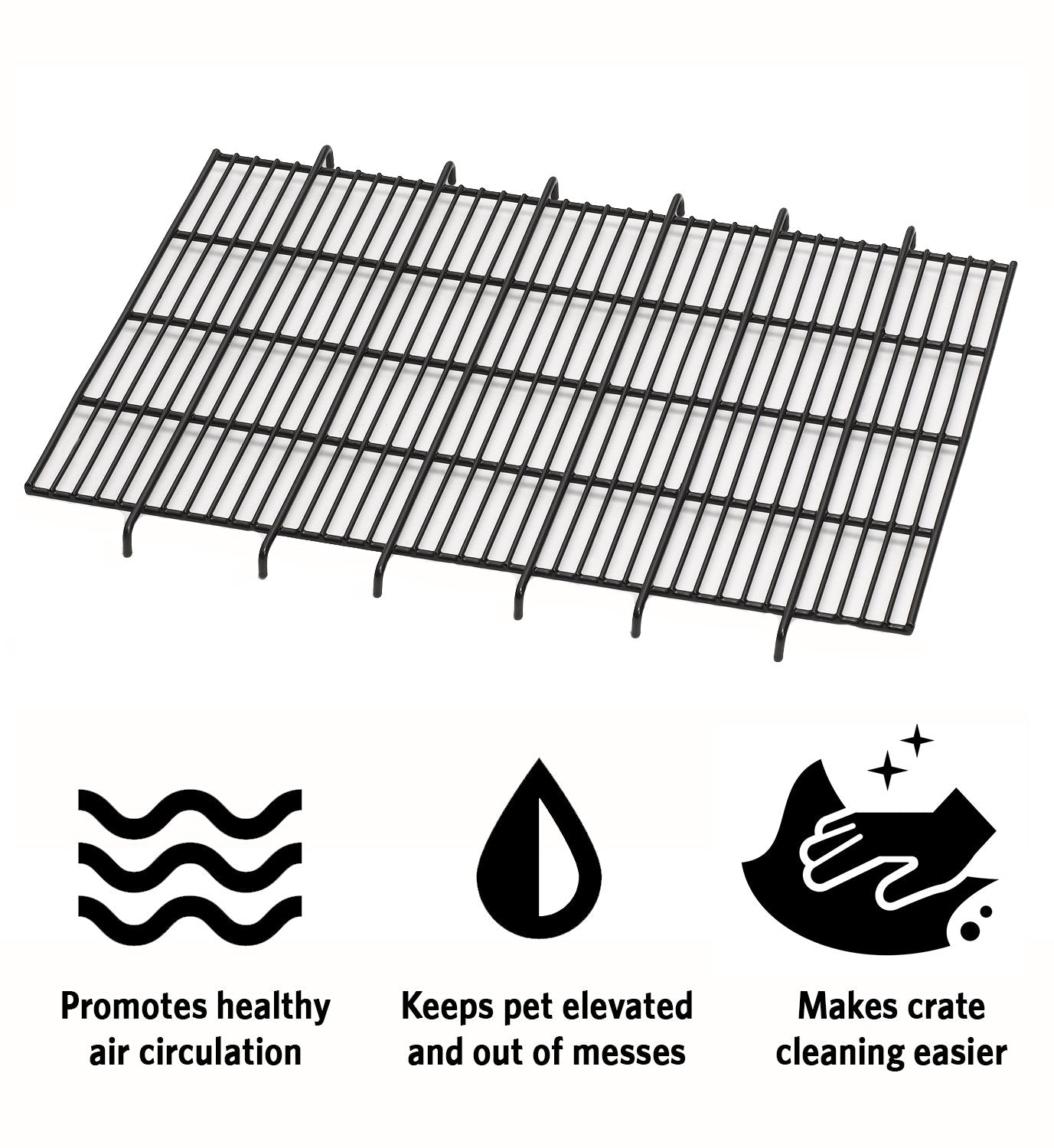 MidWest Homes for Pets revestimiento vinilo espaciado 1-2 pulgadas, patas seguras