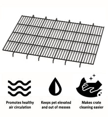 MidWest Homes for Pets revestimiento vinilo espaciado 1-2 pulgadas, patas seguras