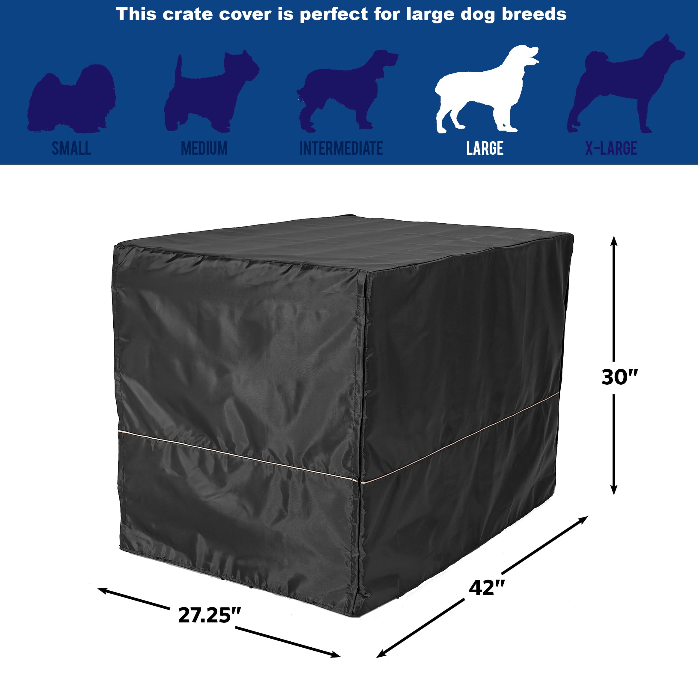 MidWest Homes for Pets diseño con Velcro mantiene la funda segura sin perder flujo