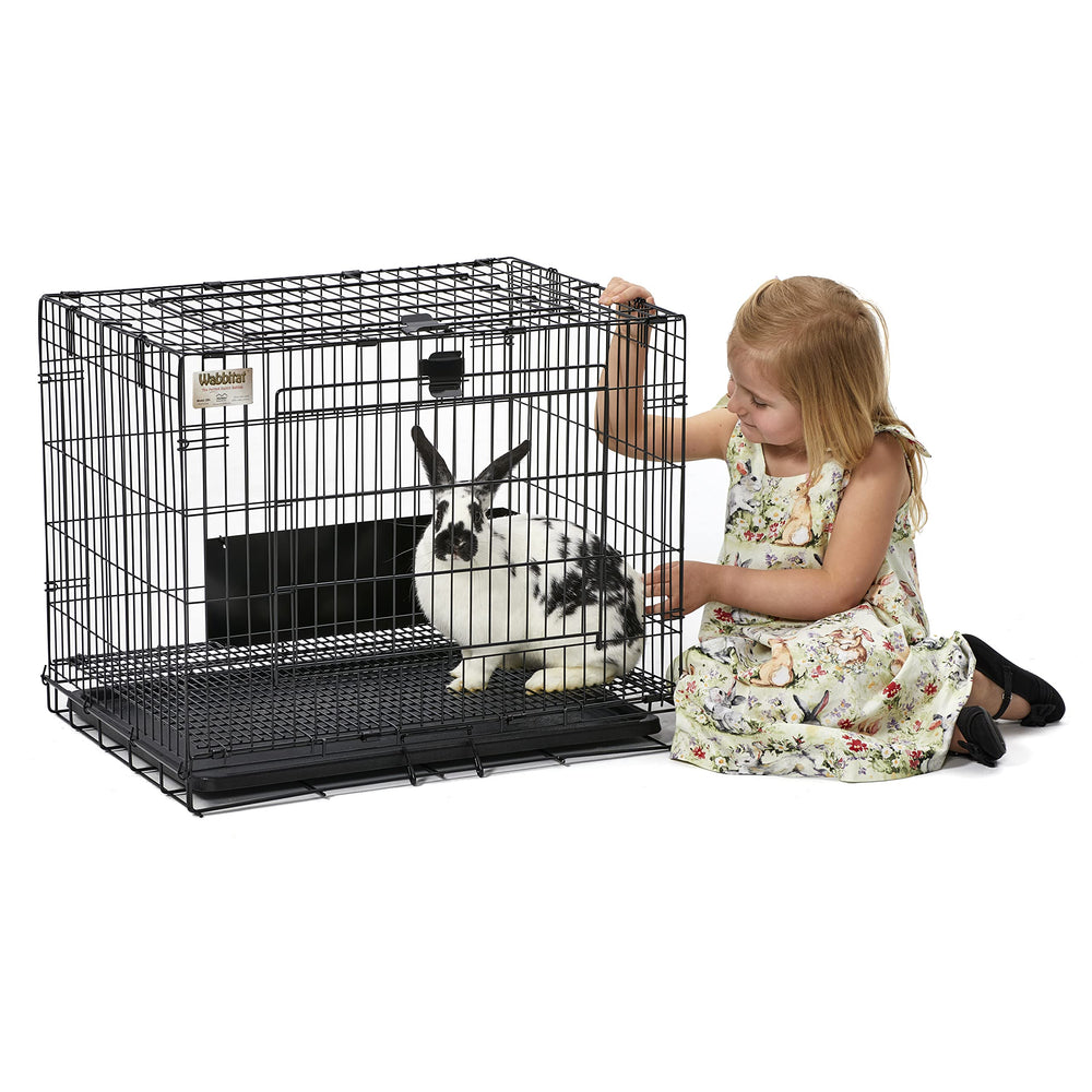 MidWest Wabbitat: medidas 25 x 19 x 20 pulgadas para espacio cómodo.
