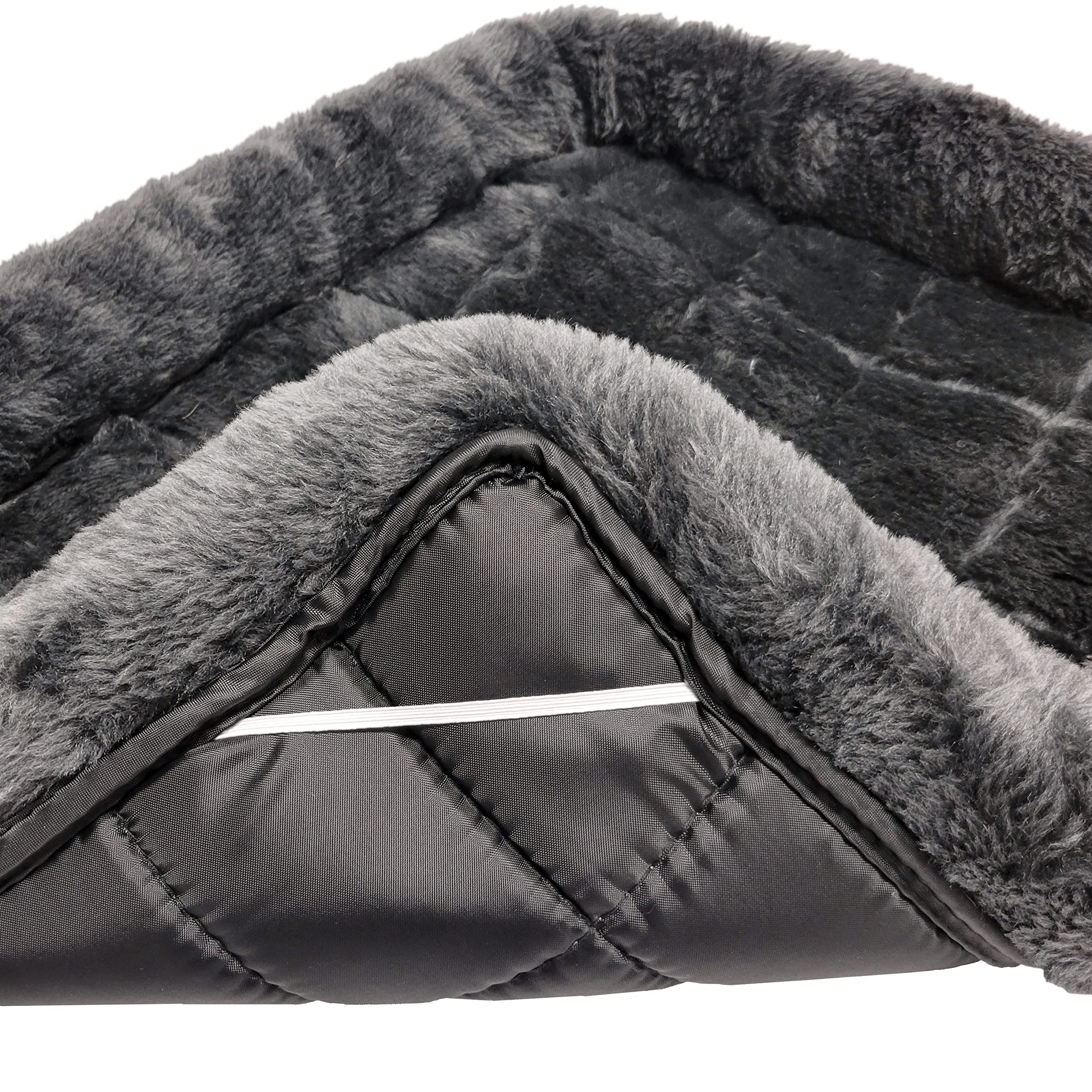 Lavable a máquina, Cama QuietTime gris ideal para casa o viaje