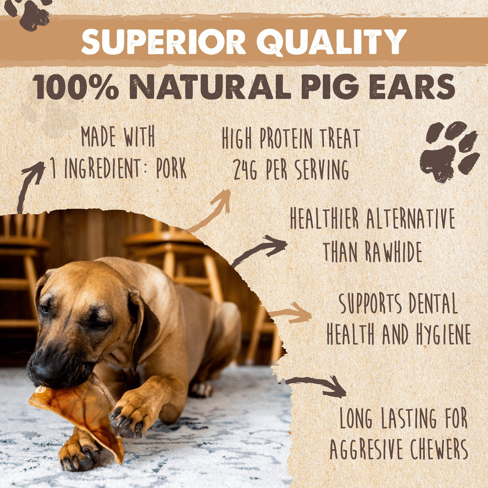 Mighty Paw ingrediente único cerdo, snack 100% natural para perros.