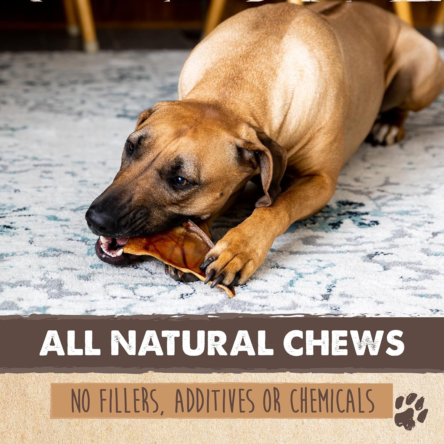 Mighty Paw masticables para perros de todas las edades.