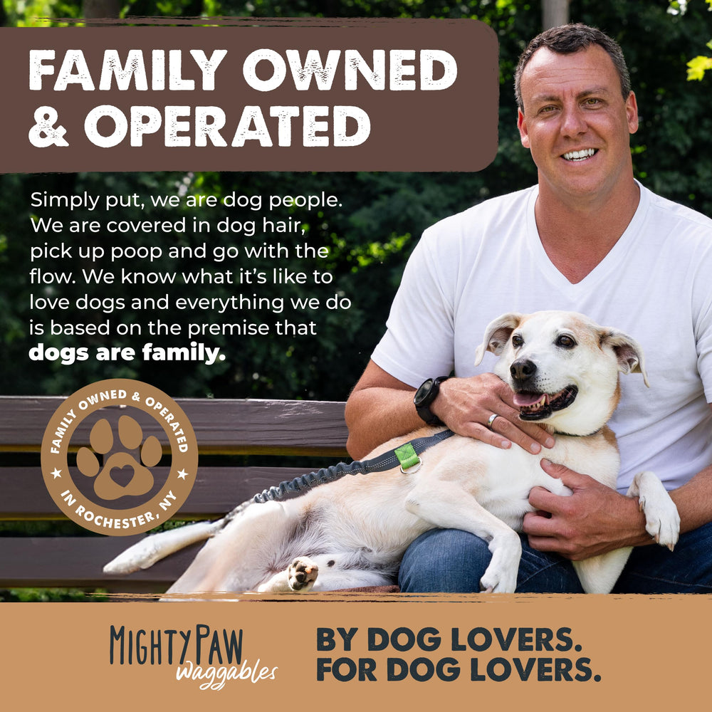 Mighty Paw Naturals apto para perros de todos los tamaños.