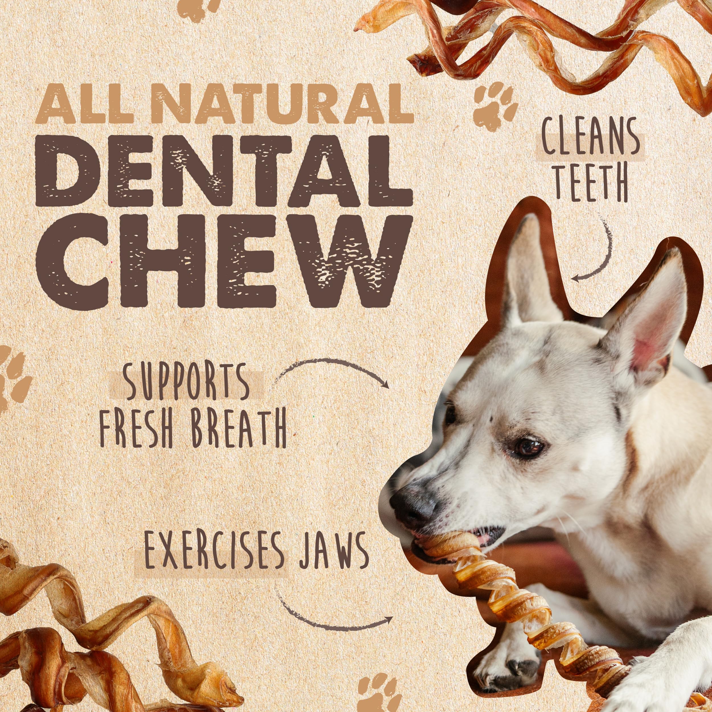 Envase sin olor de Mighty Paw Naturals para perros; experiencia limpia.
