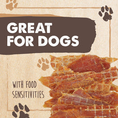 Mighty Paw Naturals tiras de pollo sin aditivos, snack saludable