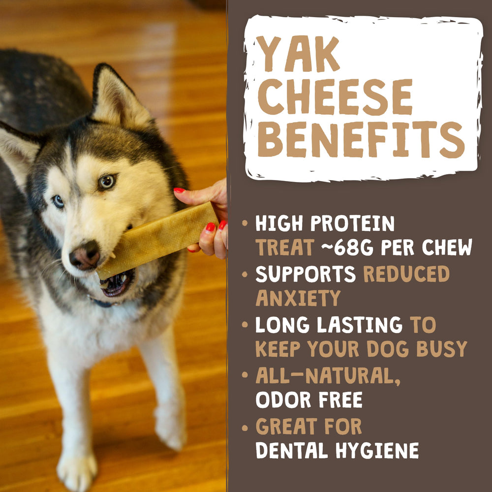 Mighty Paw Quesos Yak, ingredientes limitados para mascotas