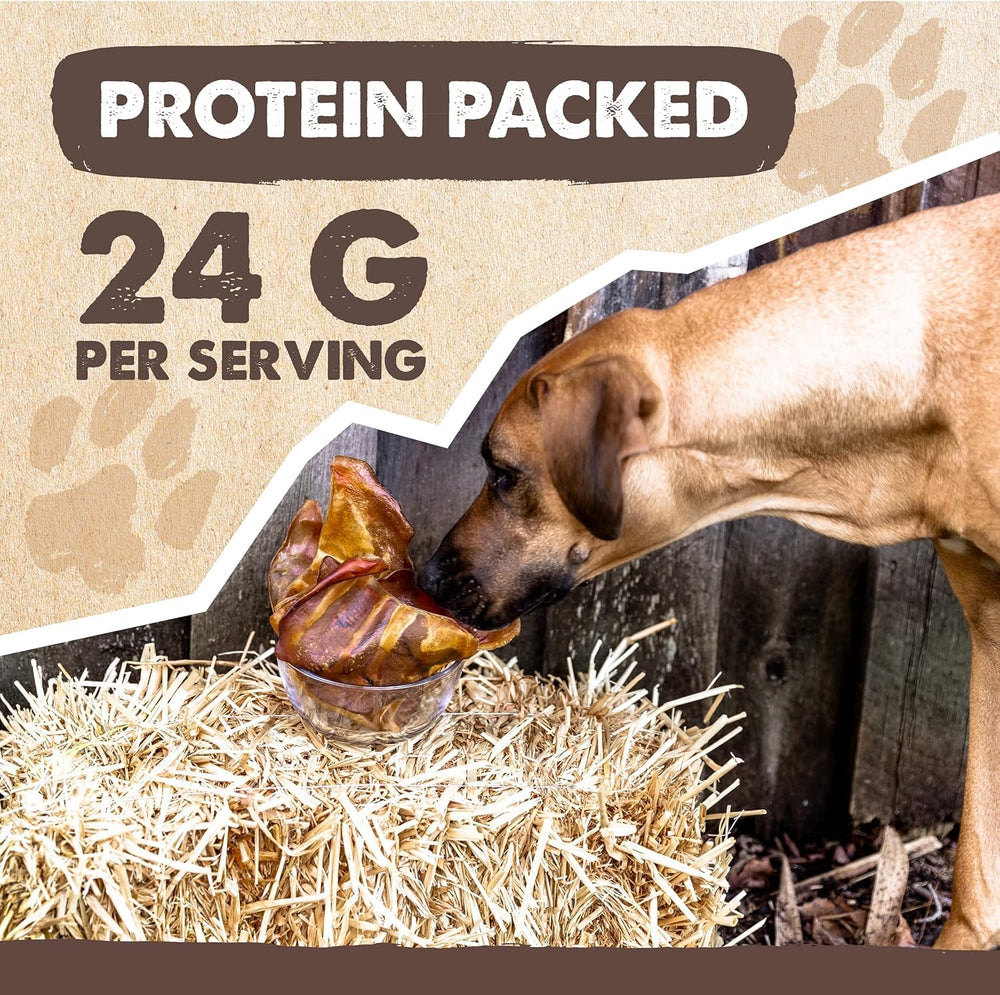 Mighty Paw orejas de cerdo para perros, favorecen la salud dental