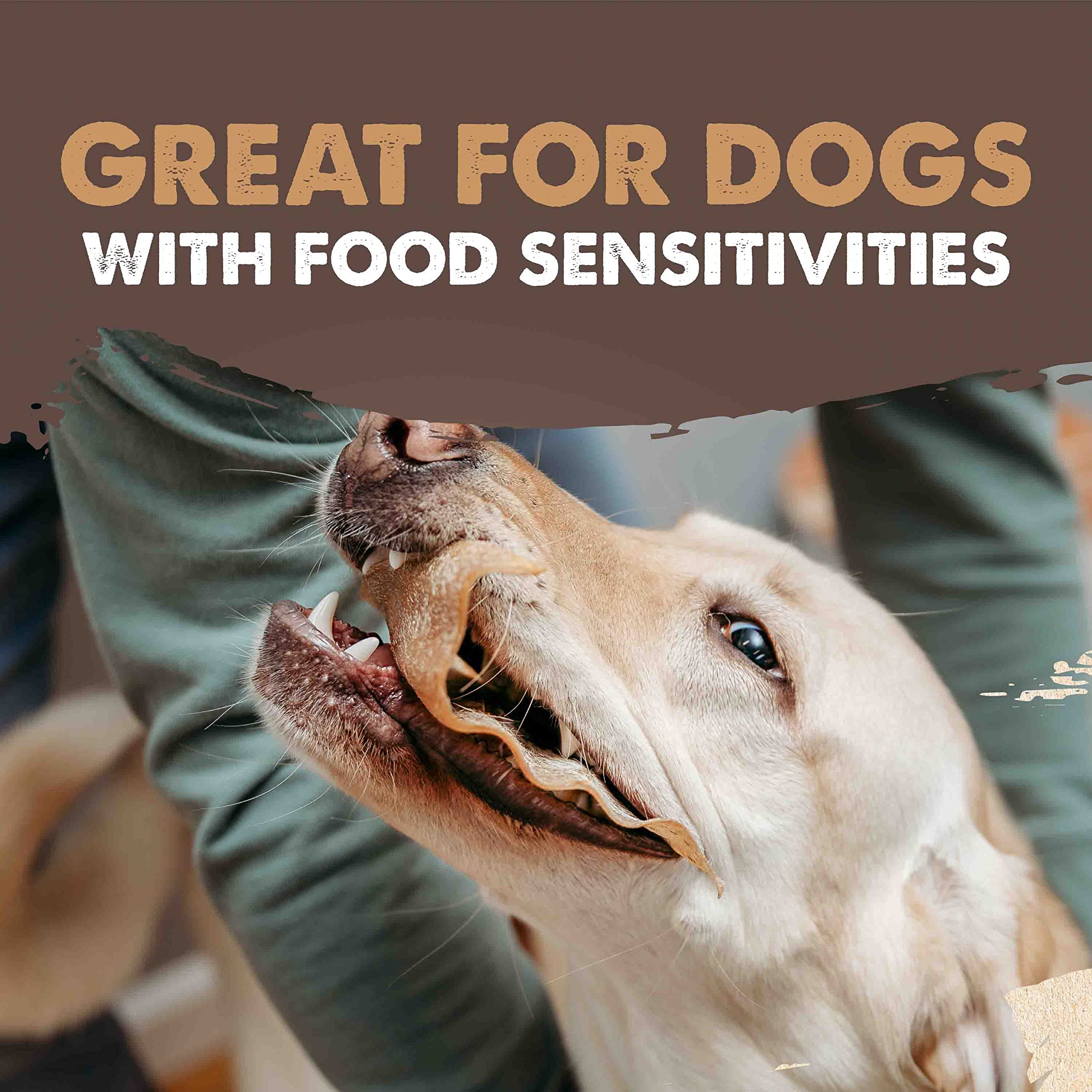 Mighty Paw snack hipoalergénico, sin gluten ni lactosa para perros sensibles.