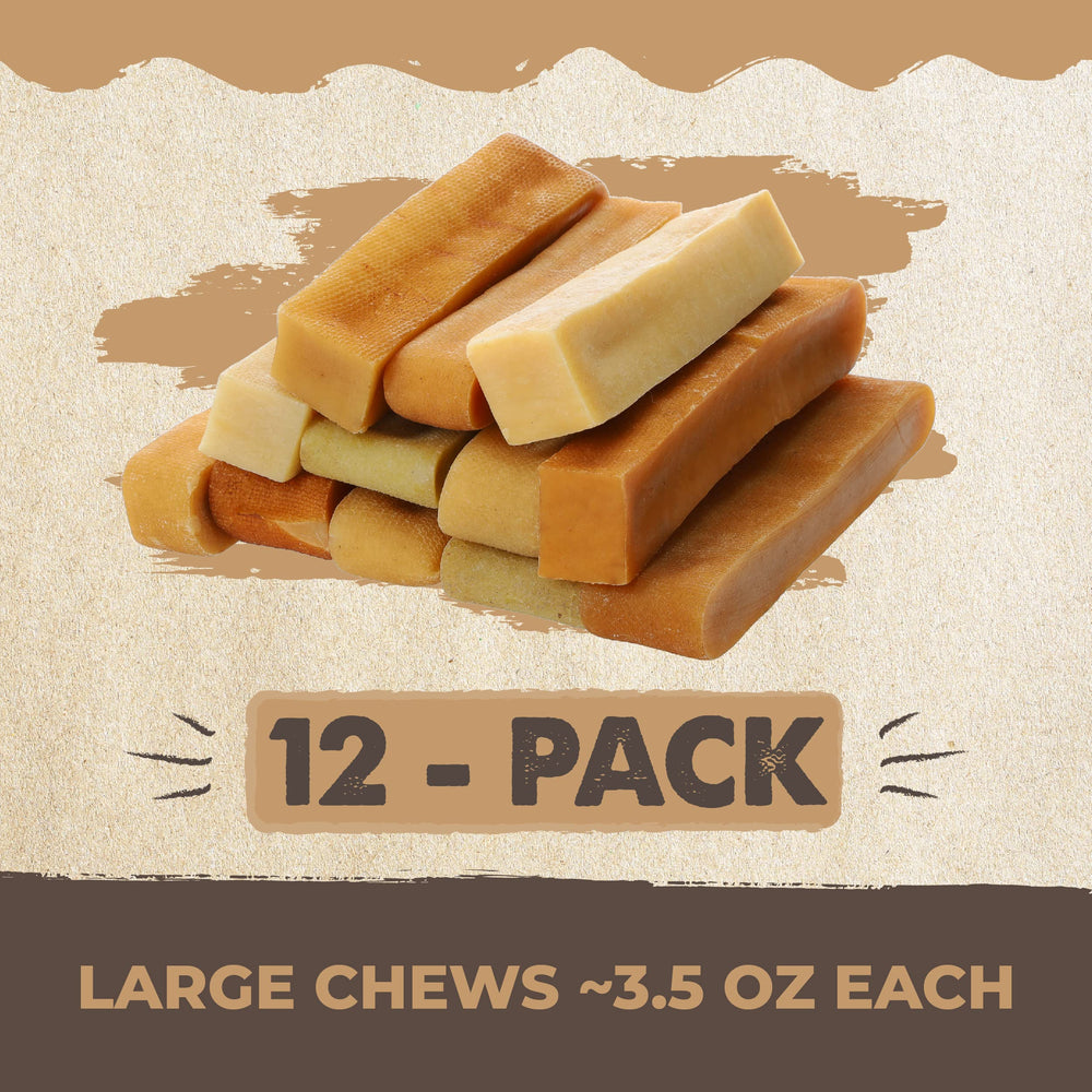 Mighty Paw Chews ofrece masticación prolongada para cachorros y masticadores activos.