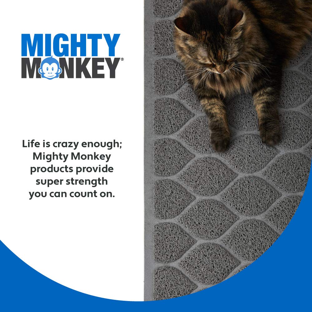 MIGHTY MONKEY arenero-gatos-ergonómico para patas sensibles.