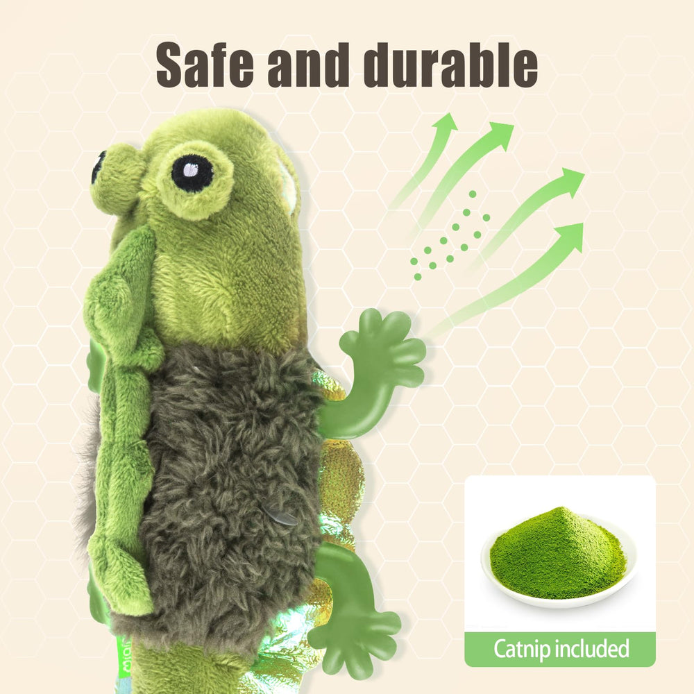 Migipaws Lagartija para interiores, ideal para juego seguro en casa