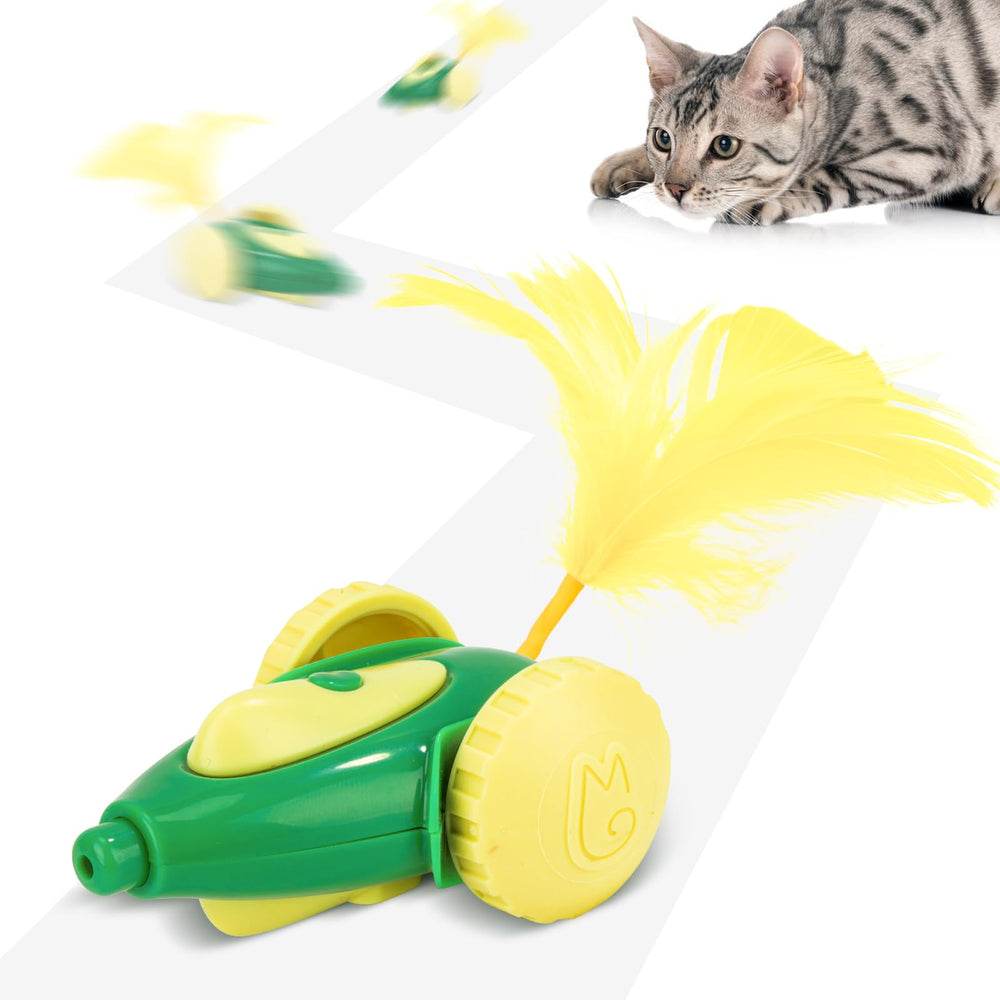 Migipaws Migicar ratón realista para gatos: estimula la caza
