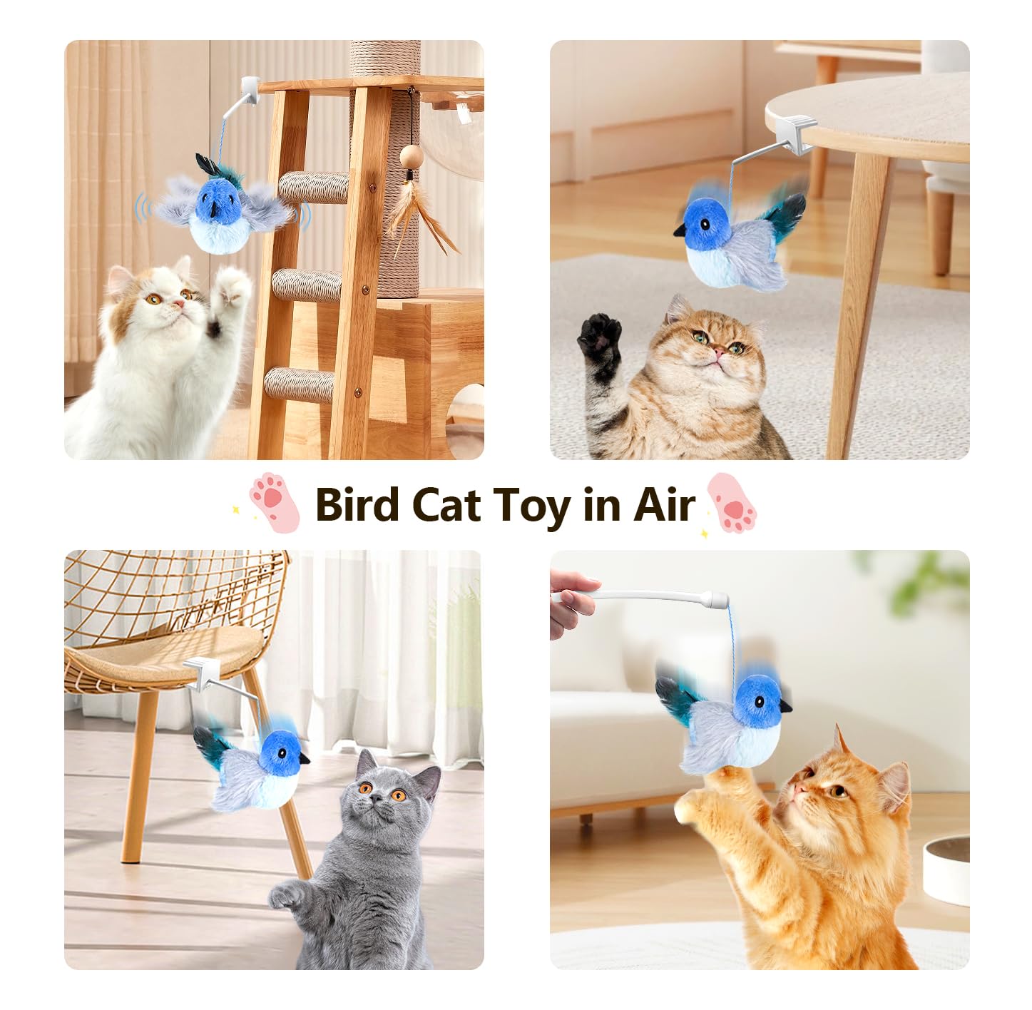 Migipaws módulo de chirrido y sensor de movimiento para juego autónomo.