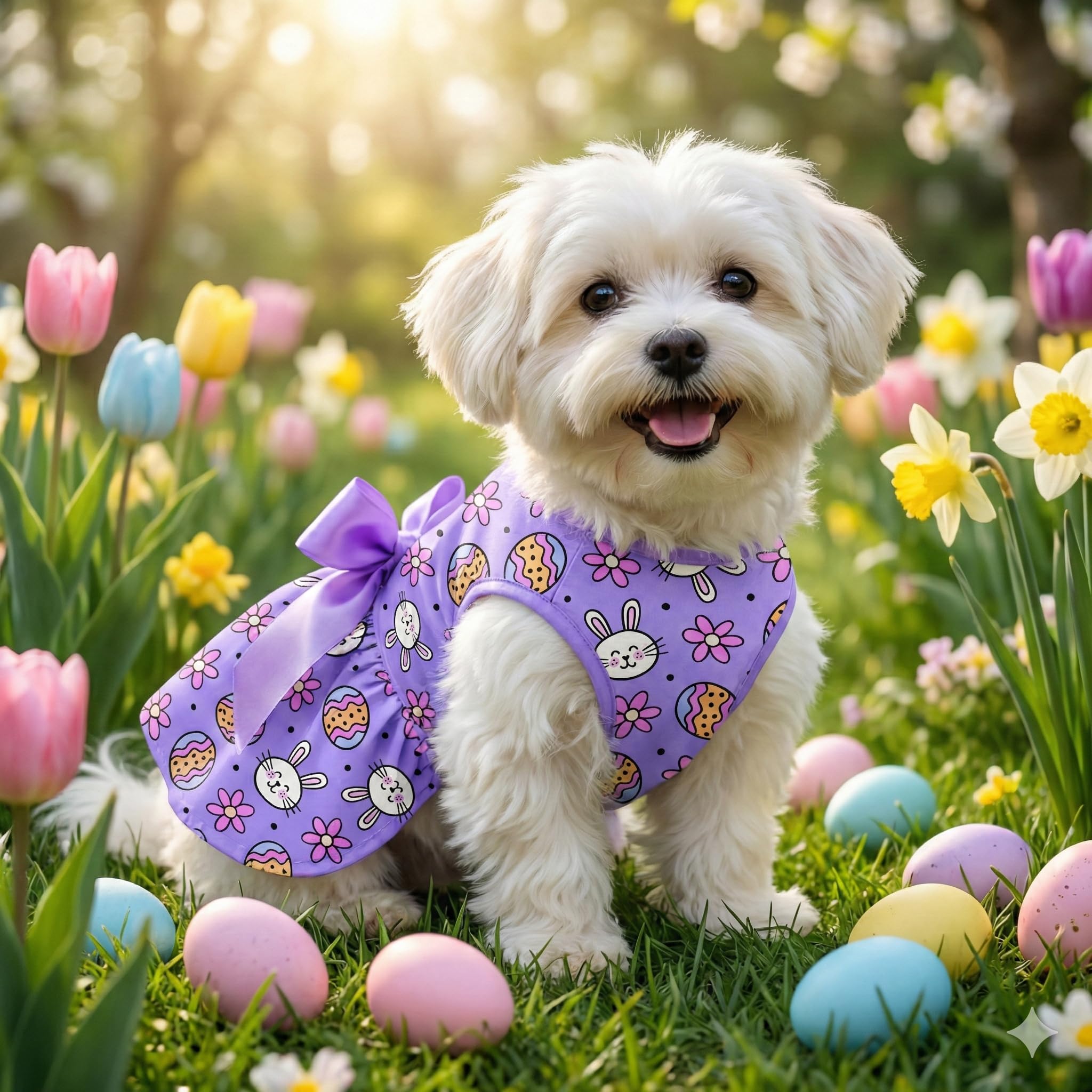 Vestido Miiemiu para perro tejido suave y transpirable
