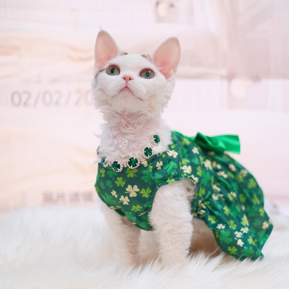 Vestido Miiemiu San Patricio para fiestas, aspecto festivo todo el año.