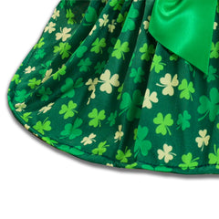 Vestido Miiemiu San Patricio, tejido ligero, uso cómodo durante fiestas familiares.