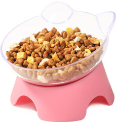 MILIFUN tazones alto para gatos con base: favorece postura ergonómica al comer.
