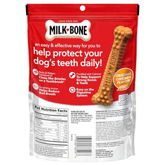 Milk-Bone Brushing Chews calcio para huesos y dientes sanos.