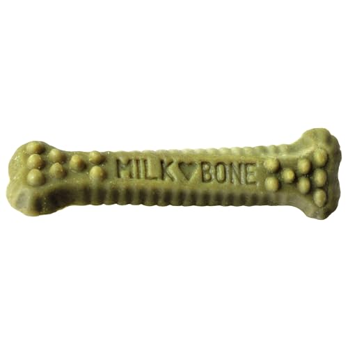 Milk-Bone Brushing Chews Original sabor pollo, dientes sanos con masticación diaria.