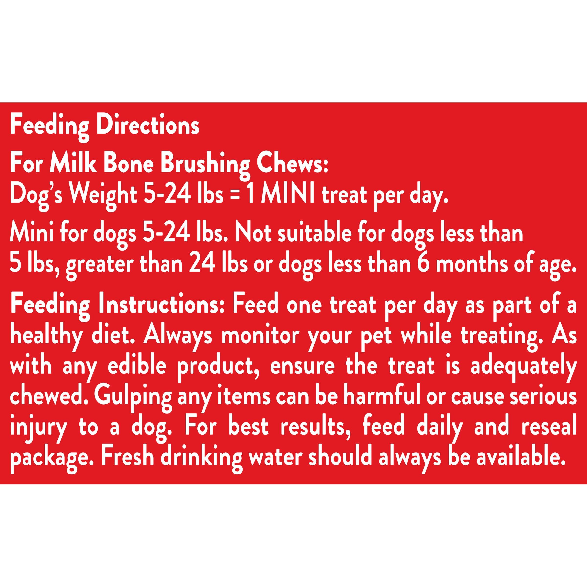Milk-Bone Brushing Chews Original, masticables dentales, sin rellenos artificiales.
