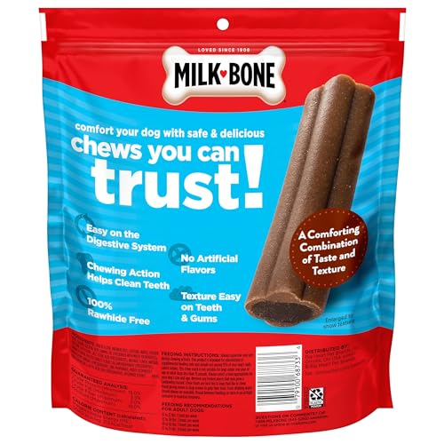 Milk-Bone Comfort Chews textura masticable para mayor disfrute durante el masticado