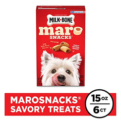 Milk-Bone MaroSnacks: corteza exterior crujiente, textura atractiva para masticar