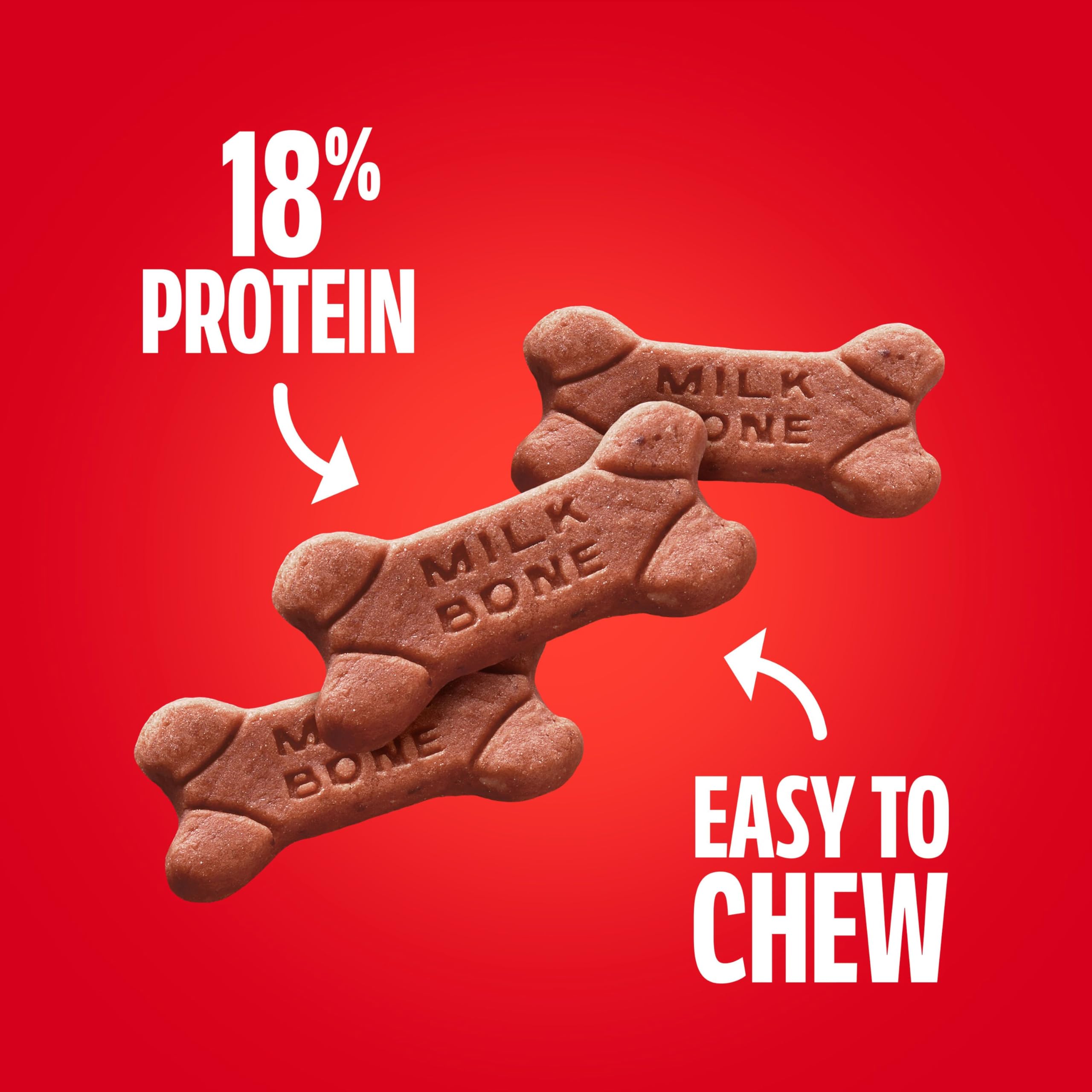 Milk-Bone natural color ingredients badge on packaging