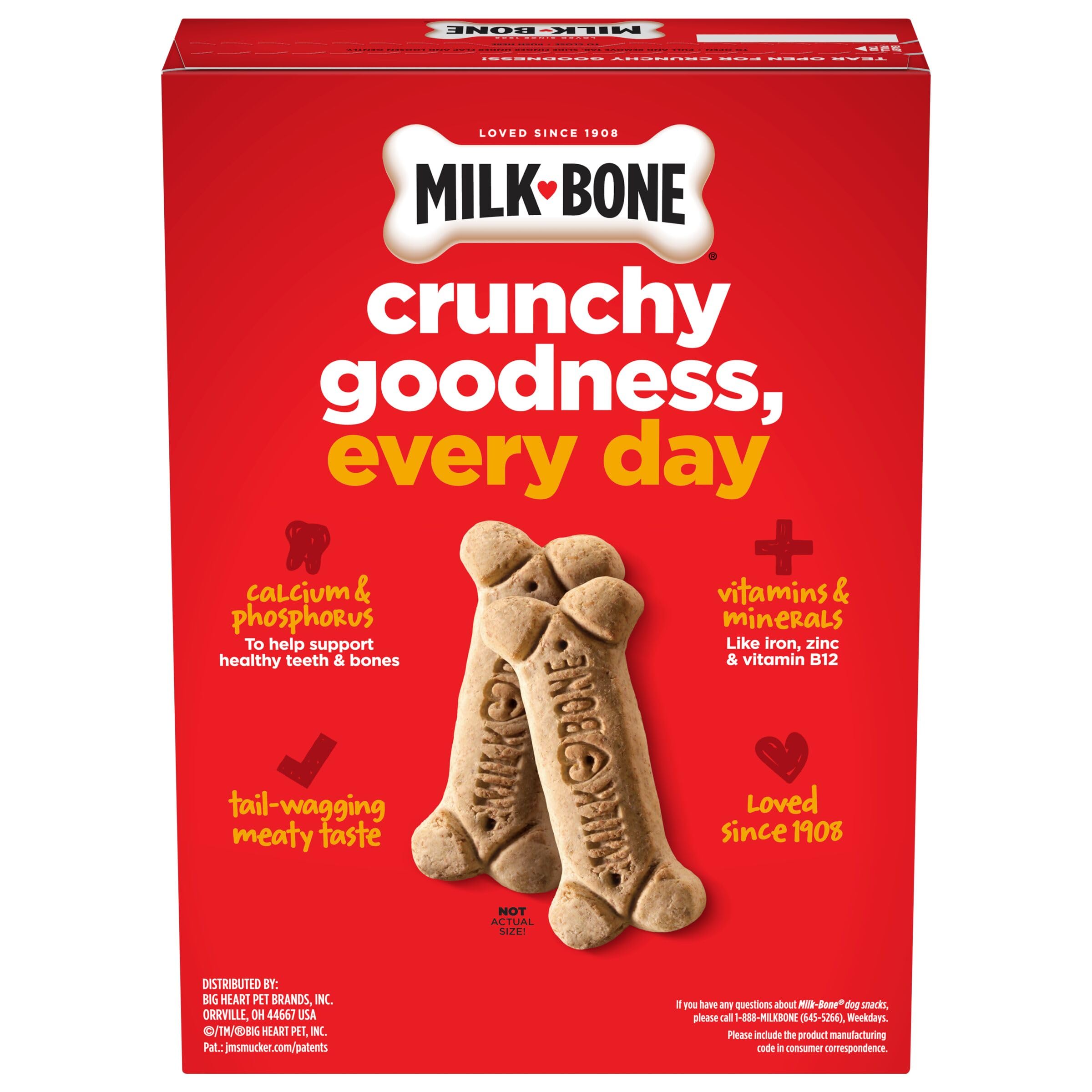 Milk-Bone Original galletas para perros medianos, sabrosas y fáciles de administrar
