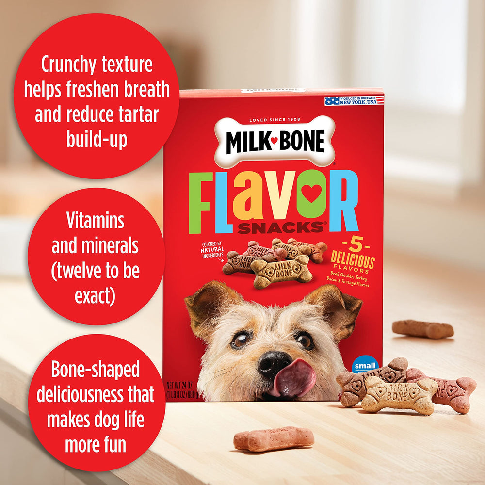 Milk-Bone proteína y vitaminas para apoyar energía diaria.