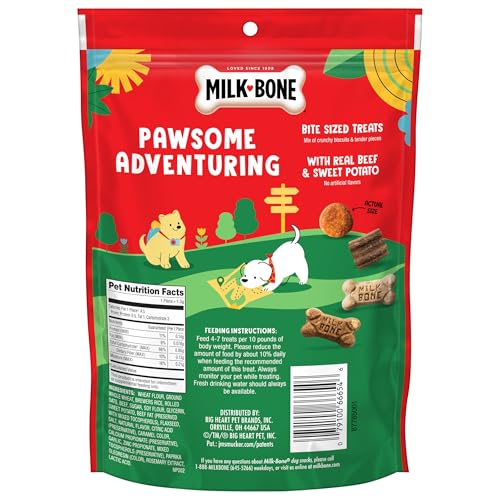 Milk-Bone Trail Mix trozos ternera y batata dulce, sabor irresistible