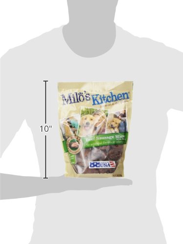 Milo's Kitchen: sin sabores artificiales ni rellenos, snack limpio para perros.