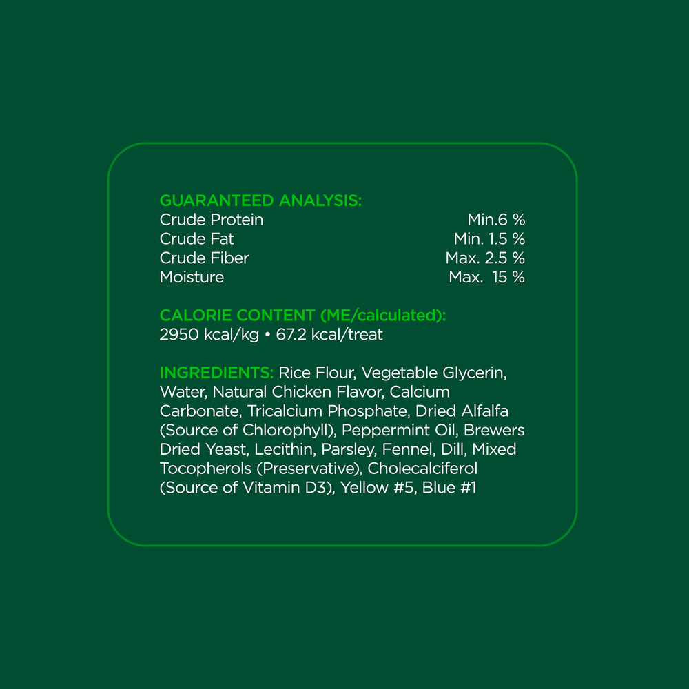 Minties dental chews: para dientes sanos y una rutina de cuidado sencilla.