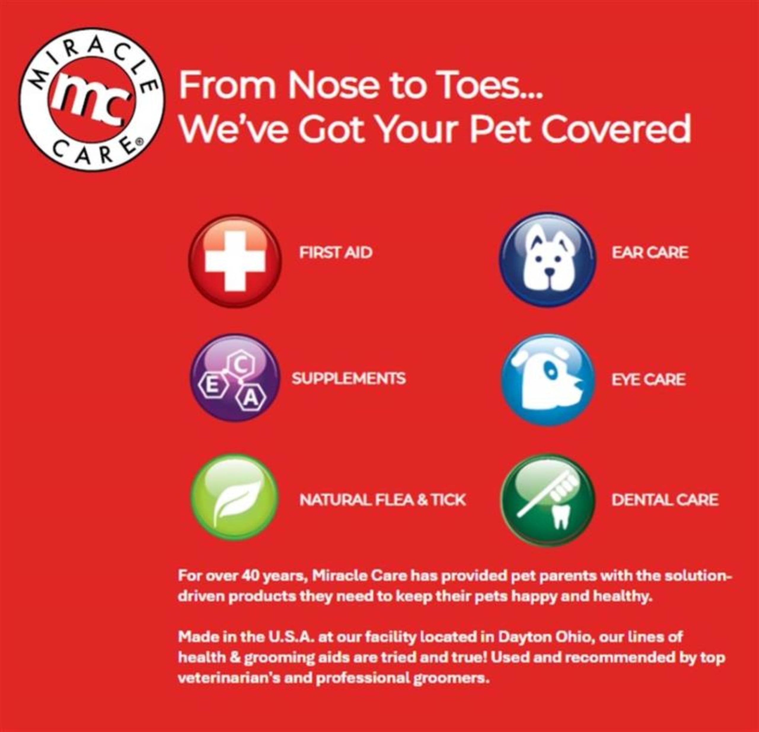 Miracle Care higiene de orejas en casa para perros y gatos.