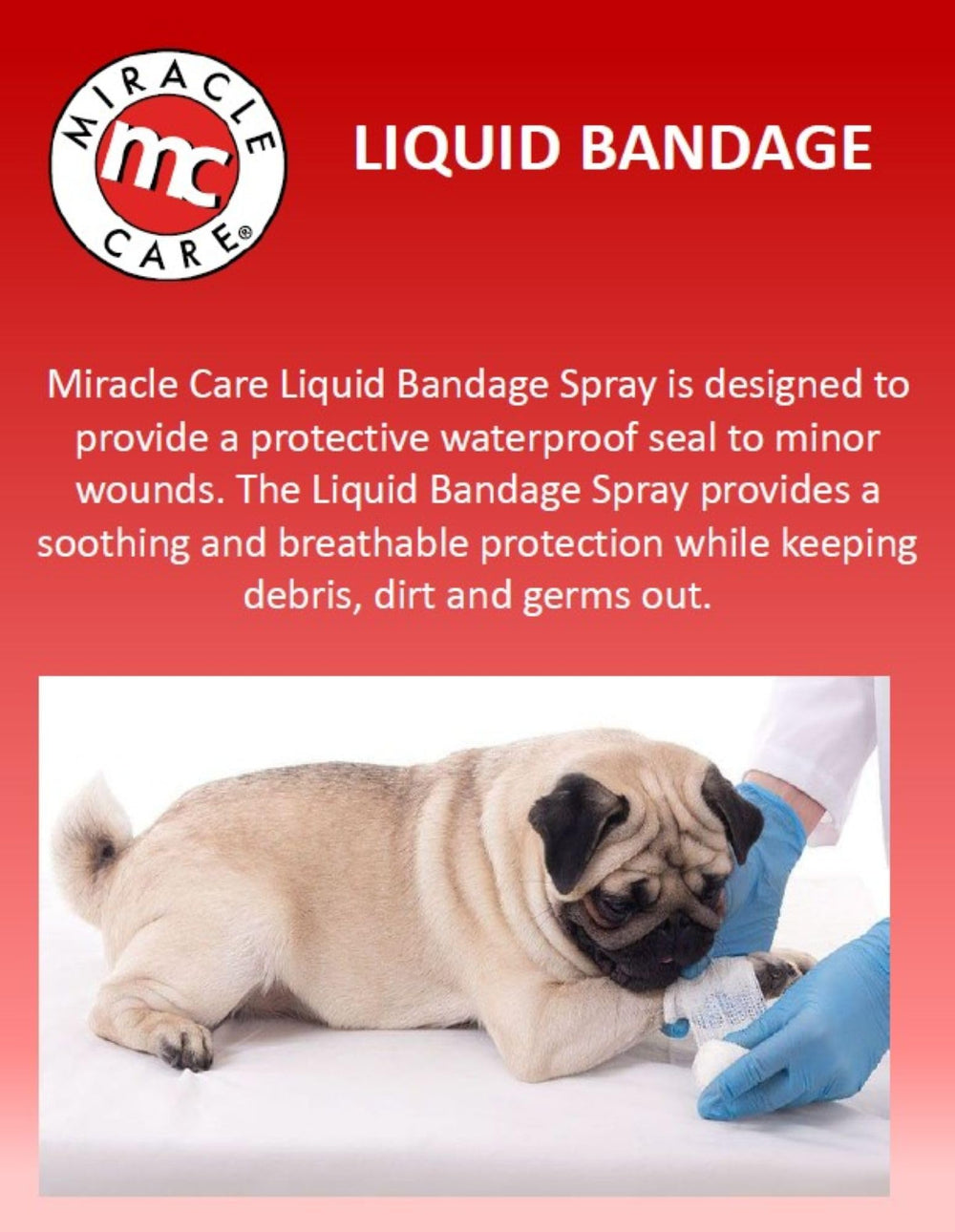 Programa completo de primeros auxilios de Miracle Care para mascotas.