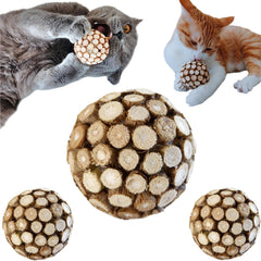 Miwoowim bola para gatos con fruto de gall, aroma atrayente para juego