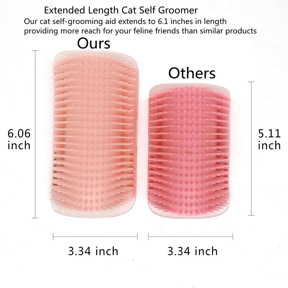Miwoowim cepillo de cerdas suaves para gato, ofrece masaje suave y cómodo.