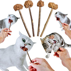Miwoowim Juguete Gato Palito Silvervine para juego interactivo y exploración.