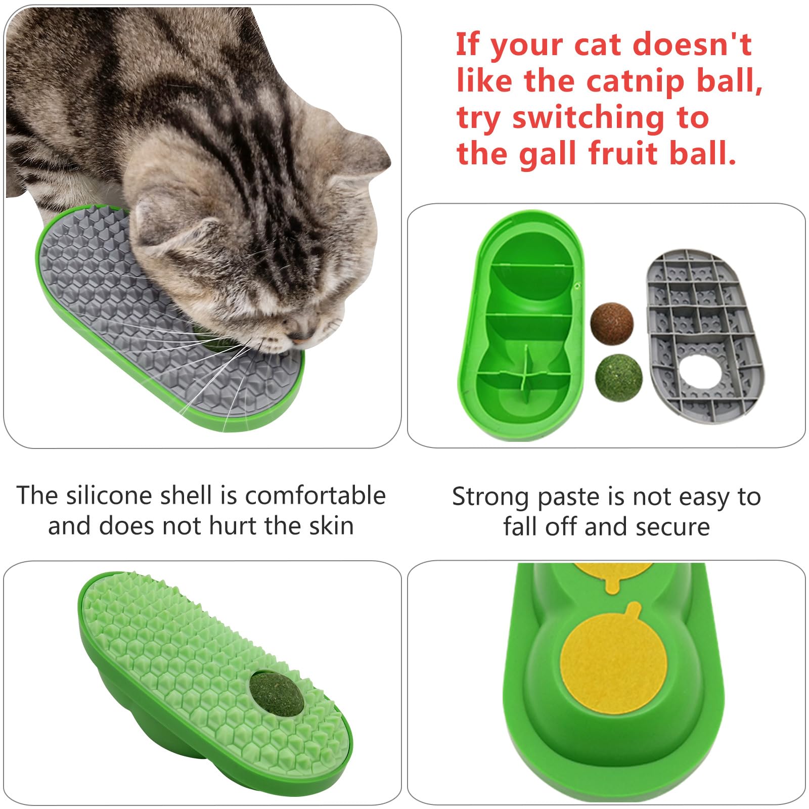 Miwoowim cepillo de rostro para gato, suave y seguro para grooming.