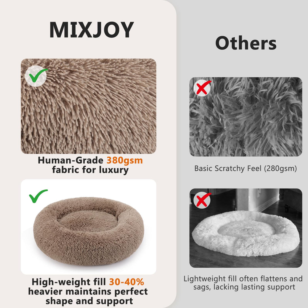 Borde elevado MIXJOY que brinda apoyo para la cabeza y el cuello.