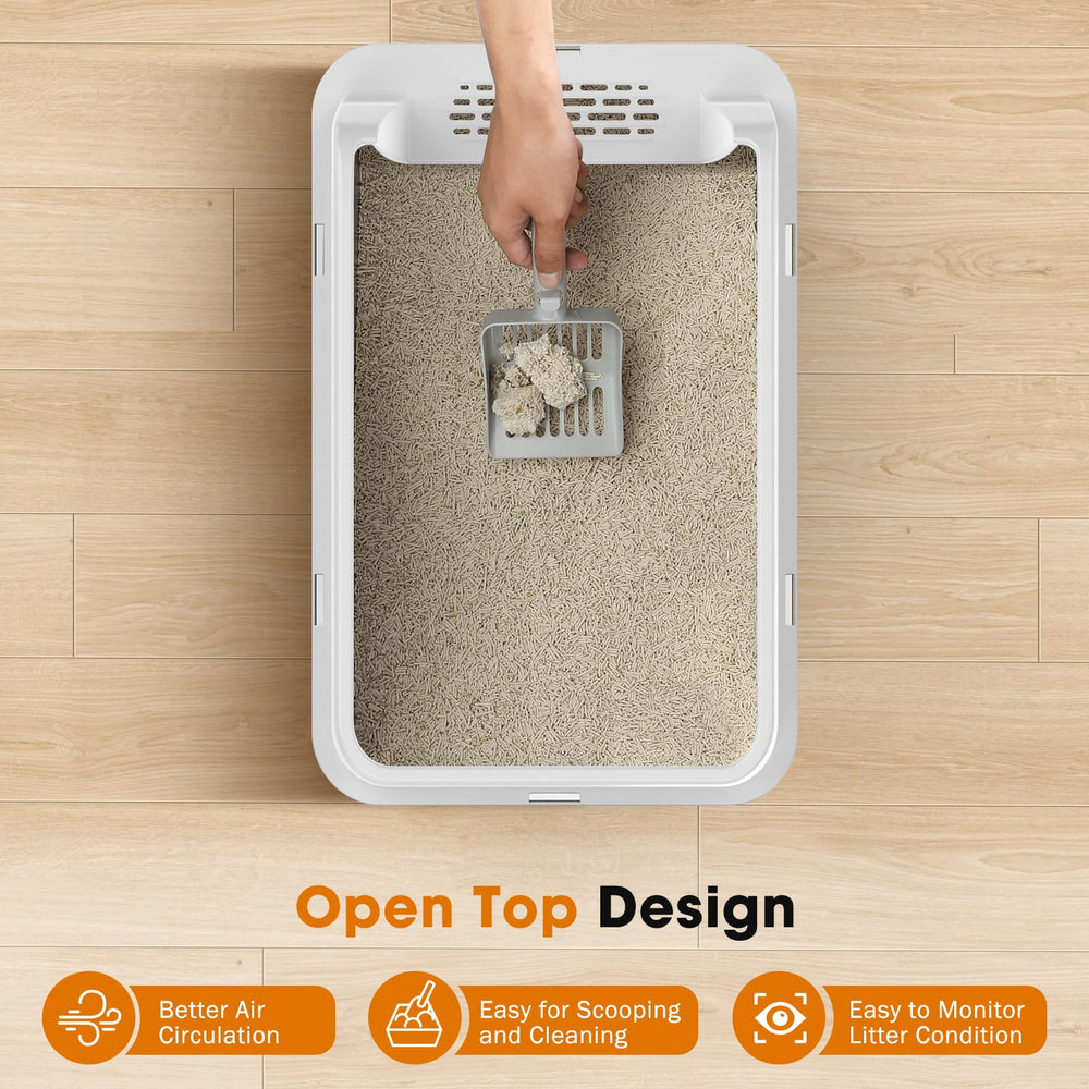 MIXJOY: caja de arena con borde alto, contiene la arena durante el rasgado y juego.