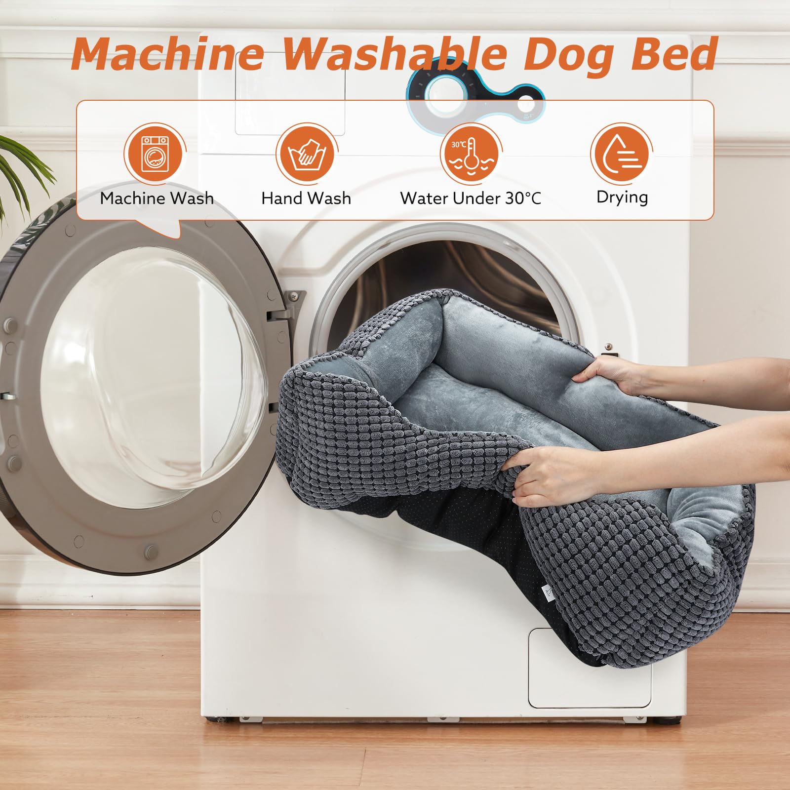 La cama MIXJOY gris para gatos uso interior confort para siestas