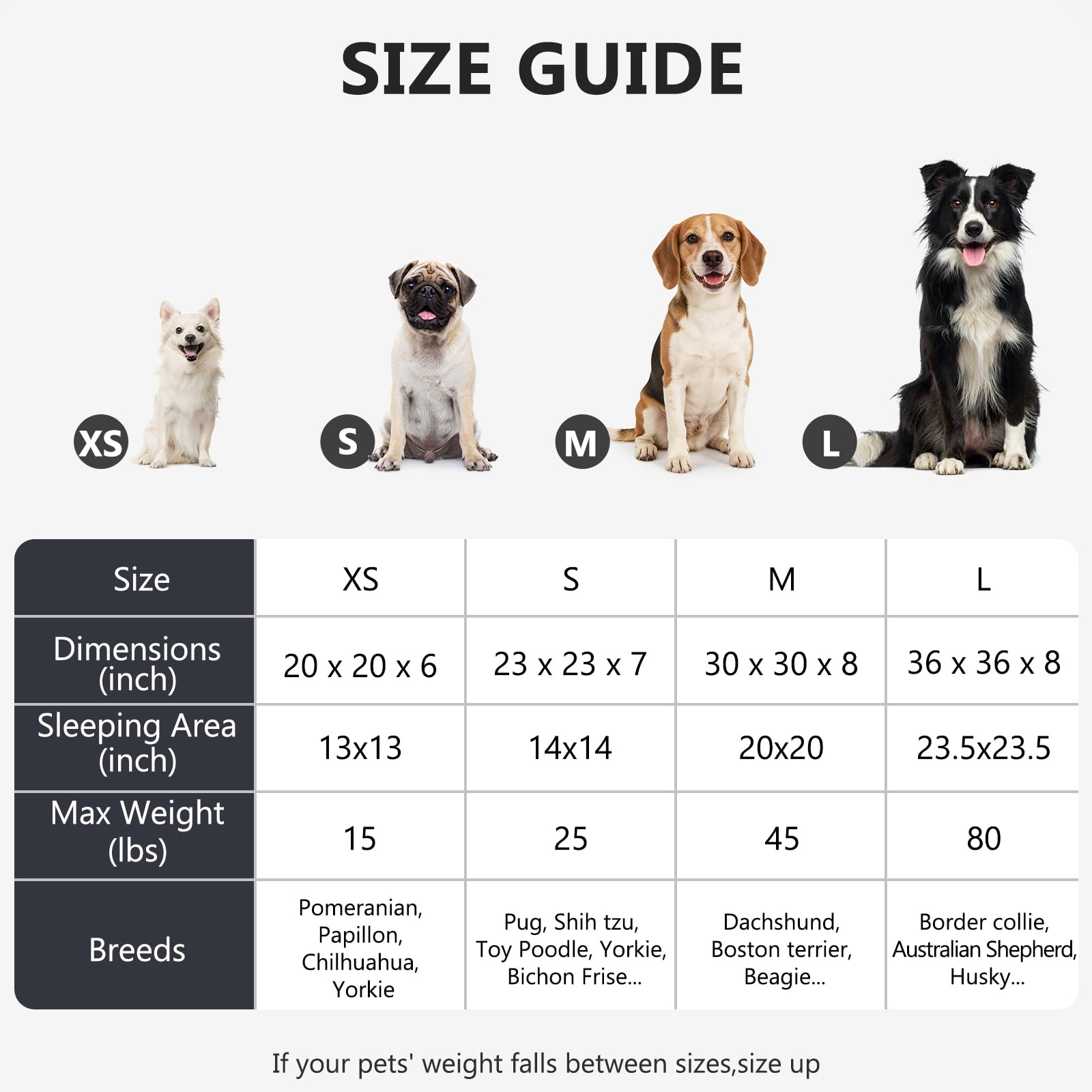 MIXJOY cama de 30 pulgadas para gatos y perros medianos