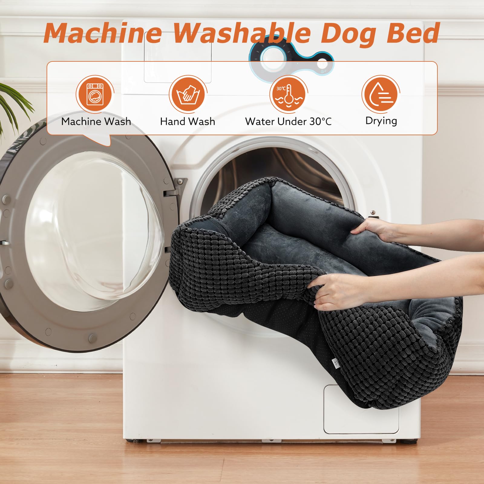 Limpieza fácil: lavado a máquina para MIXJOY, higiene rápida.