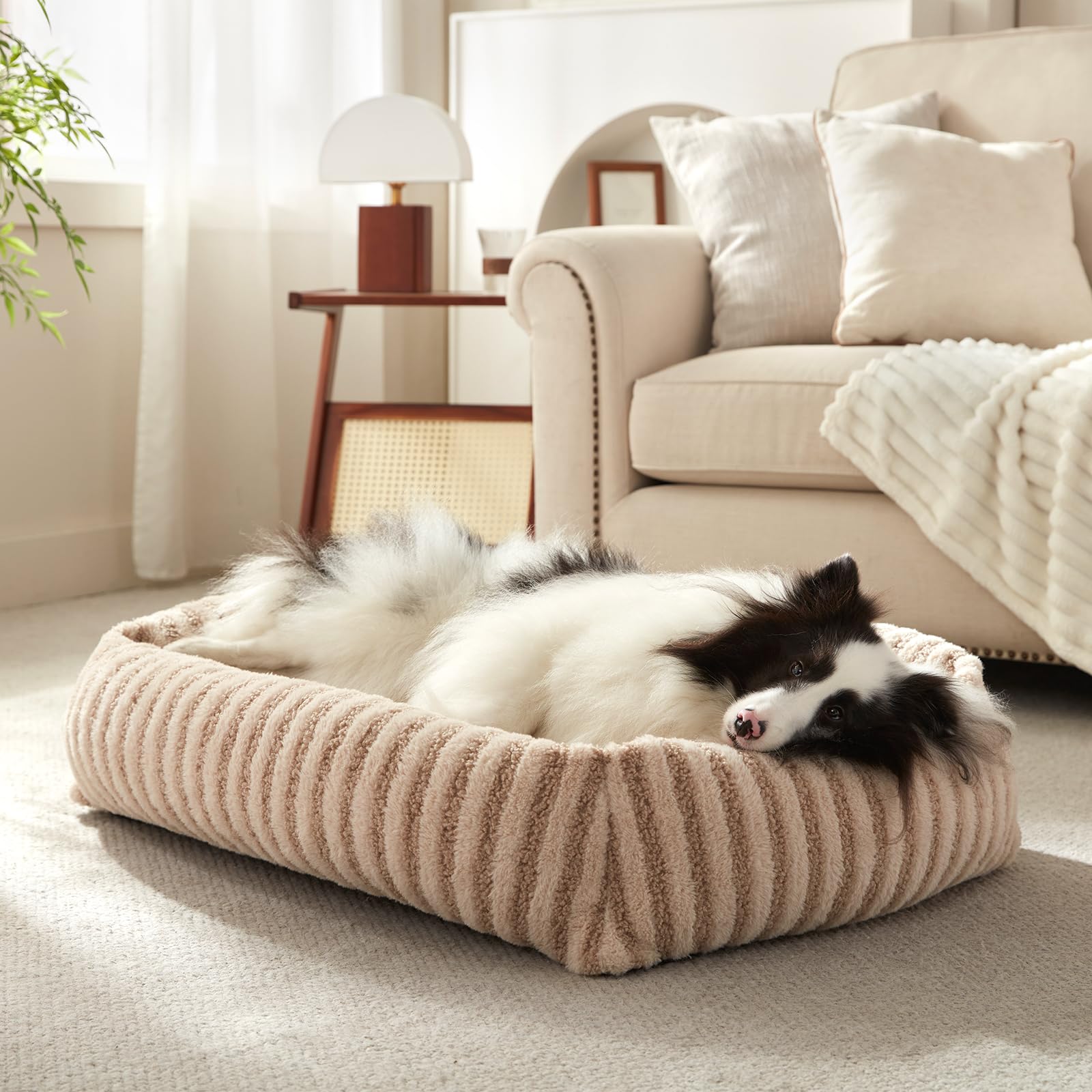 Cama MIXJOY para perro con funda removible y fácil lavado