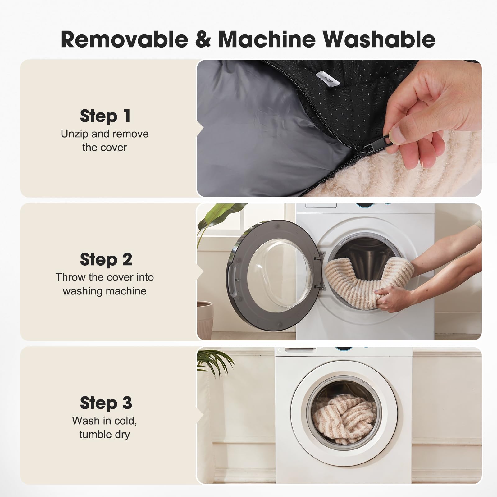 Cama MIXJOY con base antideslizante para mayor seguridad.
